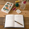 DESIGNPHIL Midori (MIDORI) Diary 5-year continuous use embroidery floral pattern