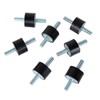 8Pack M8 Rubber Studs Shock Absorber Anti Vibration Isolator Mounts,