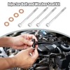 X AUTOHAUX Car Injector Clamping Screw with Washers Gasket Set