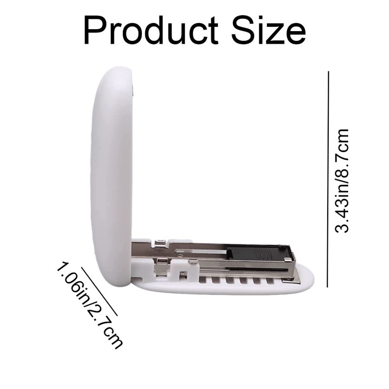 Stapler Mini Stapler Portable Stitcher Foldable Storage for Office School