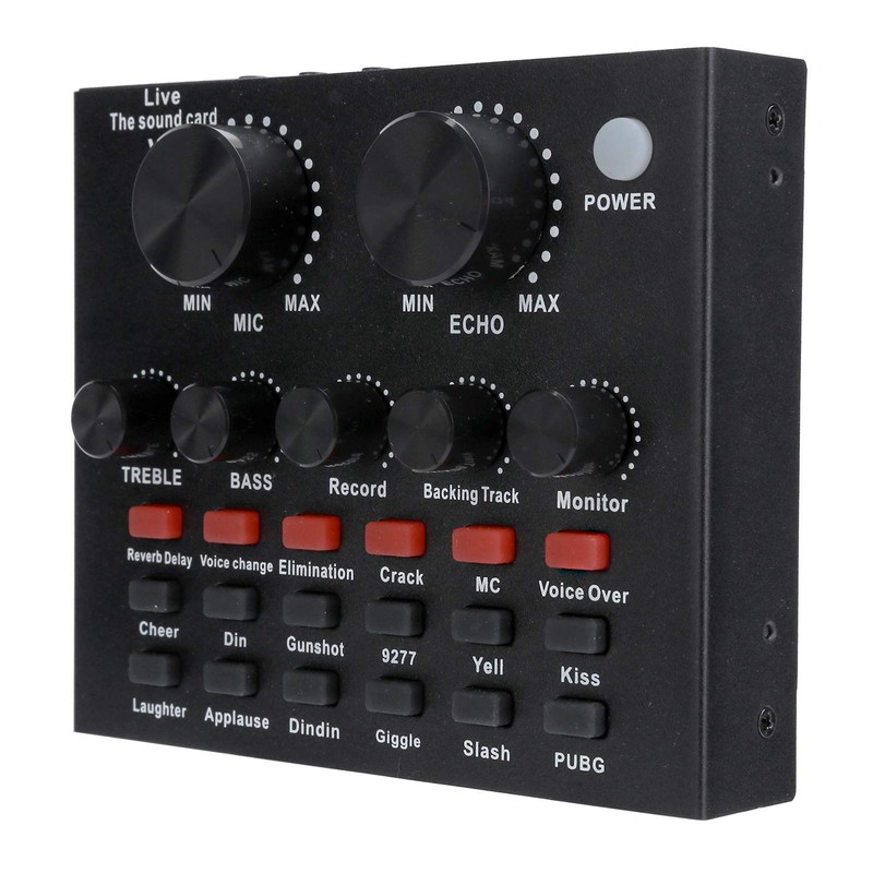 Cuifati Bluetooth Live Sound Card Voice Changer, 7 Verbindungsmethoden Mit