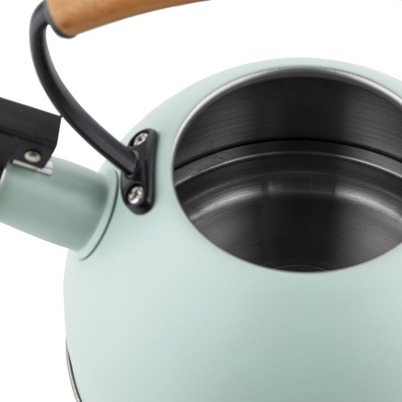 Florina Induction Kettle, Whistling Kettle, Stainless Steel, Silver, 2.3 L,