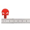 2 Pieces 3D Skull Emblem Metal Sticker Skull Car Sticker