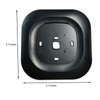 CAMGJORT Black Thermostat Decorative Wall Plate Bracket Compatible with New