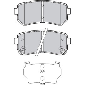 VALEO 601135 Brake Pad Set Disc Parking Brake Pad Set Disc Brake