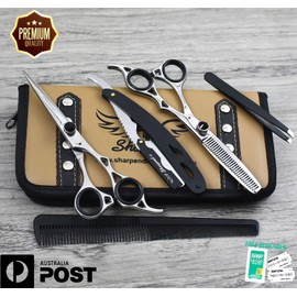 SHARPEND PROFESSIONAL Barber HAIR CUTTING & THINNING SCISSORS SHEARS HAIRDRESSING SET