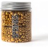 Sprinks Bubble and Bounce Sprinkles 75 g, Matte Gold
