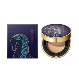 ZEESEA [Palace Identity] Liquid Foundation Makeup, Cushion Foundation BB Cream, Skincare Ingredients, Long Lasting and High Coverage Cushion Compact, Porcelain White