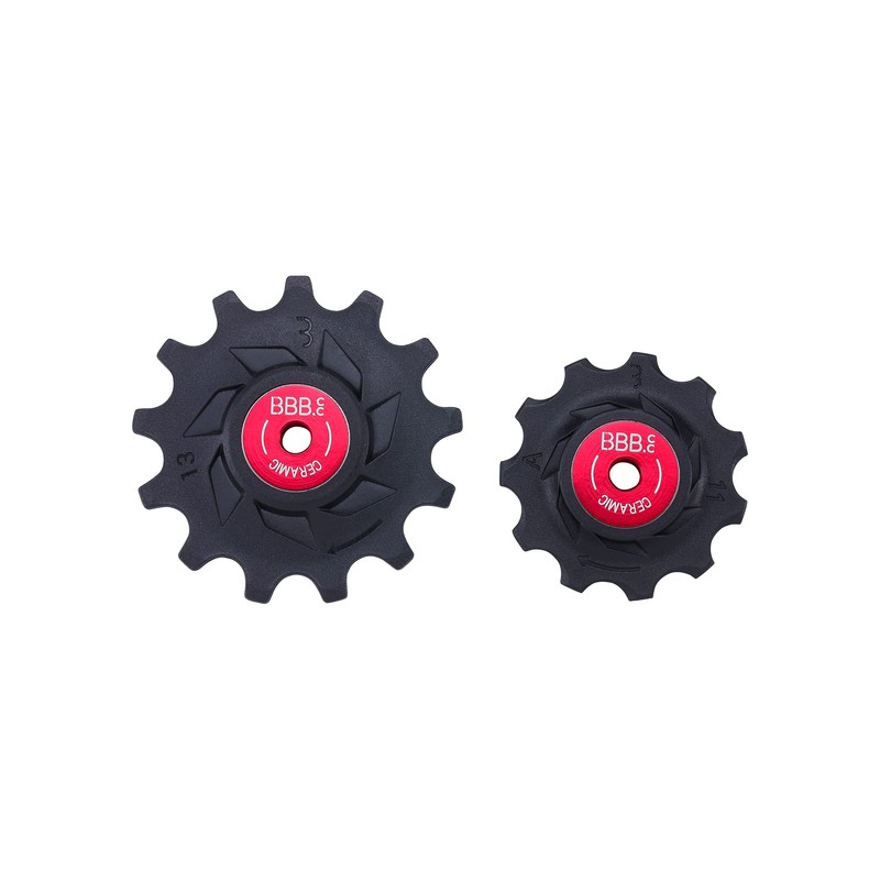 BBB Cycling Derailleur Pulley Ceramic 11-Teeth and 13-Teeth Rear Shimano