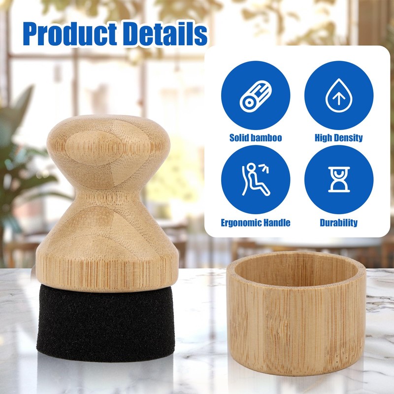 BOXOB Wooden Cutting Board Oil Applicator with Cover, Butcher Block