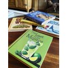 Solid Wood Book Shaped Coasters w/drinking puns