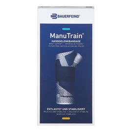 MANUTRAIN Wrist Brace Size 3 Left Titanium 1 Brace