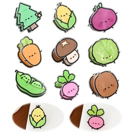 9 Pieces Cute Chip Clips, Food Bag Seal Clips, Fun Kitchen Snack Bag Seals, Used for Food Preservation, Office and Home Decoration Organiser (Small Tree)