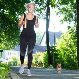 Lurch Thermal Bottle for Hot and Cold Drinks Made of Double-Walled Stainless Steel, 240961, 0.75 l