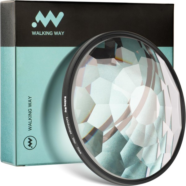 Walking Way Kaleidoscope Prism Lens Filter 58mm Optical Glass Special