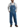 Carhartt Men's Loose Fit Denim Bib Overall, Darkstone, 38 x