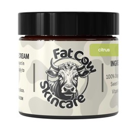 Fat Cow Skincare Beef Tallow Face Cream (120ml, Citrus)