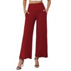 Arolina Women's Stretchy Wide Leg Palazzo Lounge Pants with Pockets