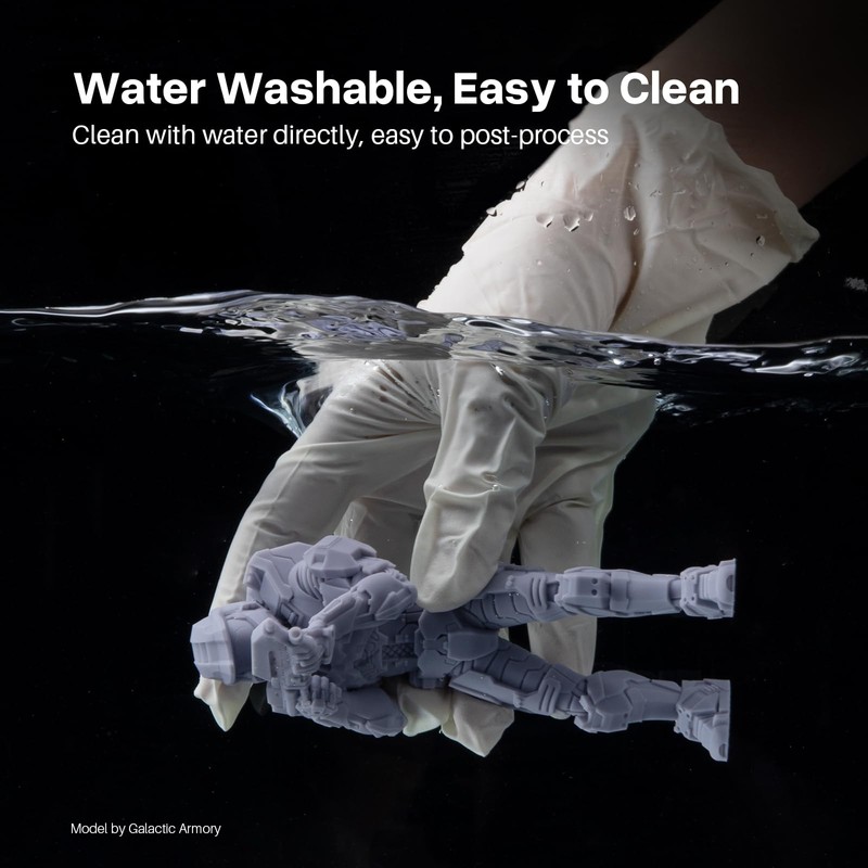 ELEGOO Water Washable ABS-Like 3D Printer Resin, High Durability and