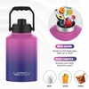 WATERSY Half Gallon Water Bottle Insulated(Cold for 48 Hrs),BPA Free&Leak