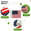 AZCOVER 2 Pack USA Golf Flag 8x6 Inch with Tube