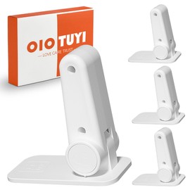OioTuyi Pack of 4 Child Safety Locks for Doors and Windows, Multifunctional, Window Lock Children, Door Secure, Balcony Door Secure, Window Protection