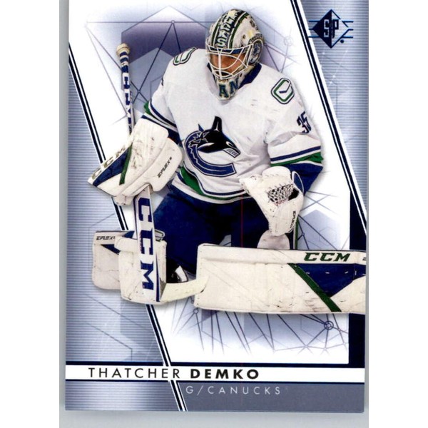 2022-23 Upper Deck SP Blue Parallel Hockey #73 Thatcher Demko