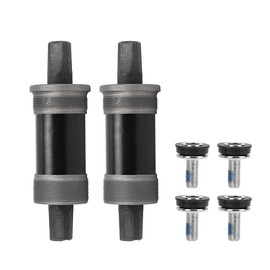 2Pcs Mountain Bike Square Hole Integration Close Bearing Bottom Bracket Variable Speed Bicycle Cycling Accessories with Waterproof Screw