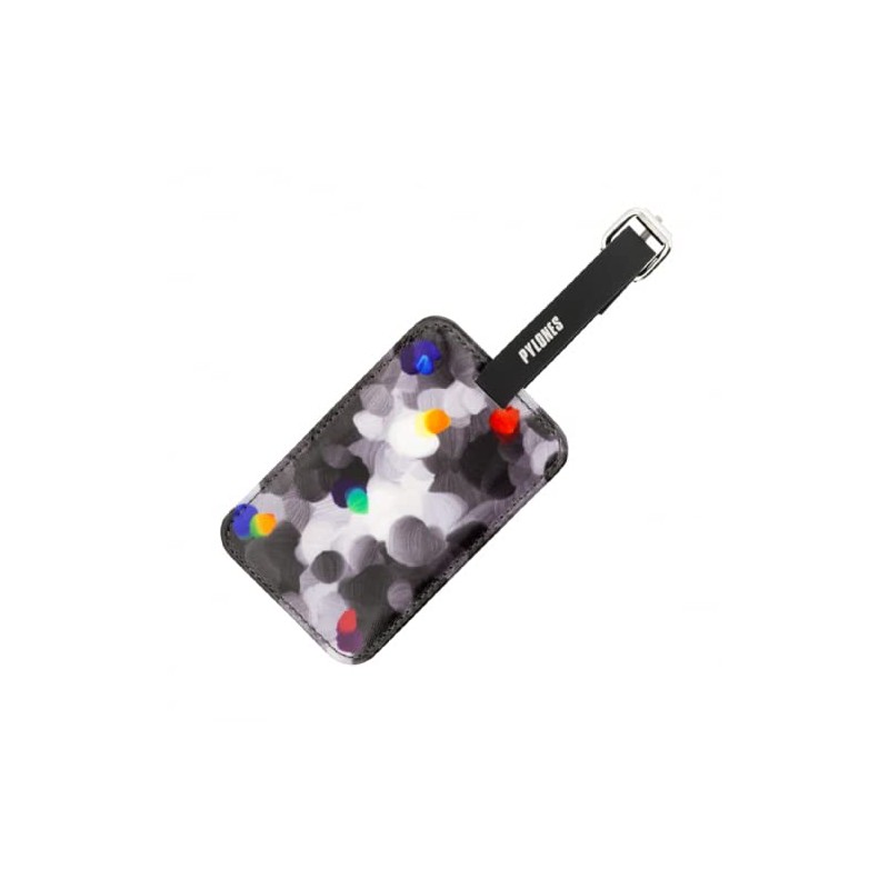 Pylones - Luggage Tag - Travel Black Palette - Coated