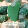 AGFELO Gua Sha Facial Tool Natural Jade Stone Guasha Board