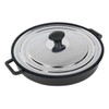 MasterPan Non-Stick Stovetop Oven Grill Pan with Heat-in Steam-Out Lid,