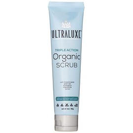ULTRALUXE SKIN CARE Triple Action Organic Scrub, Discoloration, 3 oz