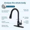 Matte Black Kitchen Faucets with Pull Down Sprayer, Kitchen Sink