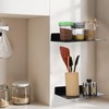 2 Pack Heavy Duty Metal Floating Shelves (12” x 8”)