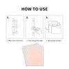8pcs Discbound Pocket Divider with Tabs, Letter Size 9.4"x11.4" Planner