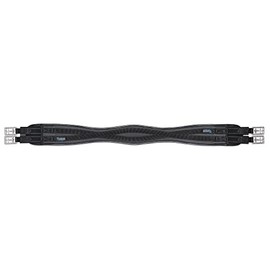 Shires Anti-chafe Elastic Contour Girth - Black: 54