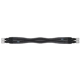 Shires Anti-chafe Elastic Contour Girth - Black: 54
