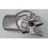 Unpolished Skull Exhaust Tip - 4", 3.5", 3", 2.5", 2.25"