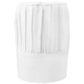 CREATCABIN Tall Chef Hat Adult Adjustable Elastic Baker Kitchen Catering Wear Cooking Hat Custom Polycotton Chef Cap Breathable Mesh Top for Men Women Grill BBQ Chefs Dad Gift Father's Day White