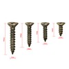 Fuxxer® - 100 x antique wood screws, brass bronze antique