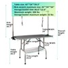 LOVMOR 42 Inch Dog Grooming Table,Adjustable Home Pet Grooming Tables