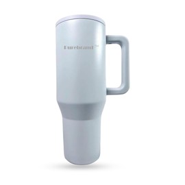 40 oz Tumbler. 100% Leak-Proof Splash-Proof Spill-Proof Lid with Handle and Flip Straw. Double Wall Vacuum Insulated Stainless Steel for Hydration at Home Office Car Gym and Playgrounds (Frost)