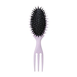 AIXXCUVQ ABS Orderly Comb For Natural Curls ABS And Hair Styling Curling Brush Curly And Maintenance Elastic For Styling And, purple