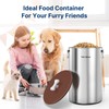 Paw Libero 35 Lbs Stainless Steel Dog Food Storage Container