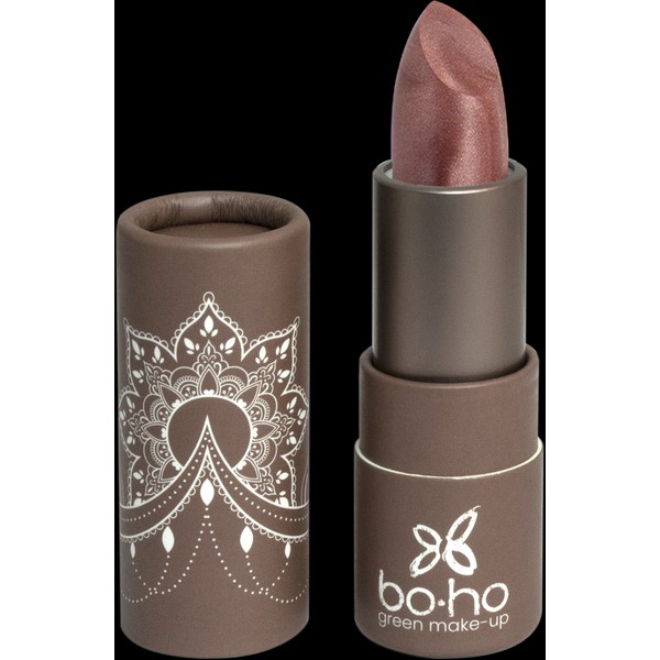 boho Glossy & Pearly Lipstick, 404 Rose Anglais