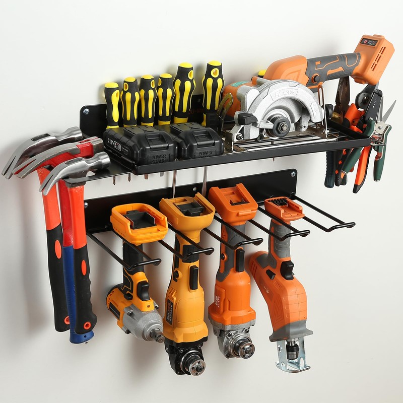 UU-Major Power Tool Organizer for Garage Organization,Drill Holder Wall Mount