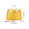 TeeYee Women's Medium Handbag Canvas Shoulder Bag Shopper Multi Compartments