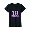 Birthday Queen I Purple 18th Number & Ribbon Banner Outfit