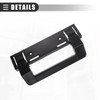 Motoforti Universal RV Refrigerator Door Handle Holder, Plastic, Black, 1