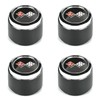 Juego de 4 tapas centrales de aluminio Corvette compatibles con
